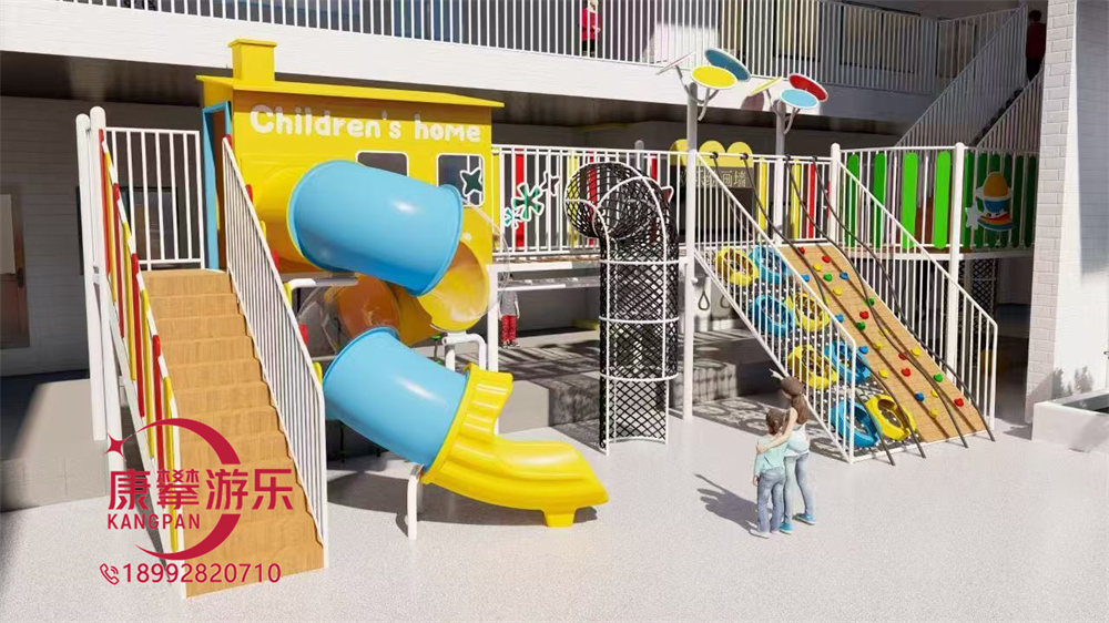 幼兒園戶(hù)外兒童樹(shù)屋廊架